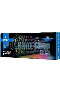 Клавиатура проводная игровая Sven KB-G9300 черная (Outemu Blue switches,104кл., подсветка)