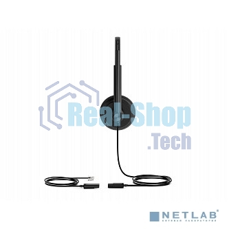 Гарнитура проводная YEALINK YHS34 Lite Dual Дуо, Проводная, HD звук, QD, RJ9, шт