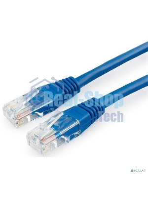 Патч-корд медный UTP Cablexpert PP10-10M/B cat.5, 10м, литой, многожильный, синий
