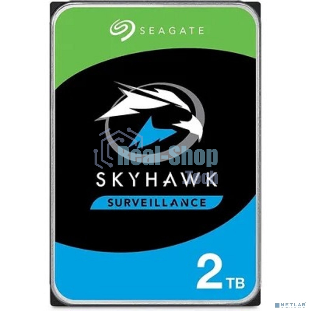 Жесткий диск Seagate 2Tb ST2000VX017 SATA-III Surveillance Skyhawk (5400rpm) 256Mb 3.5
