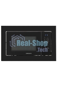 Микроволновая печь Samsung MS20A7013AB/BW черный (встраиваемая)