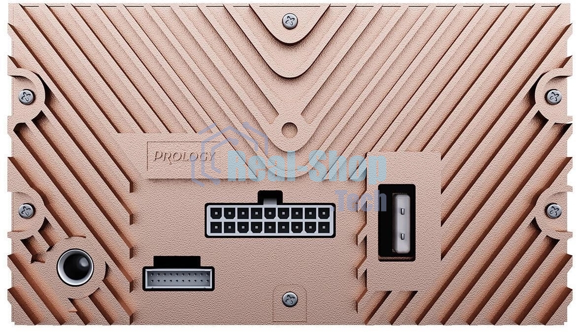 Автомагнитола Prology PRM-120, 2 DIN, Bluetooth, USB Type-A, AUX, пульт ДУ