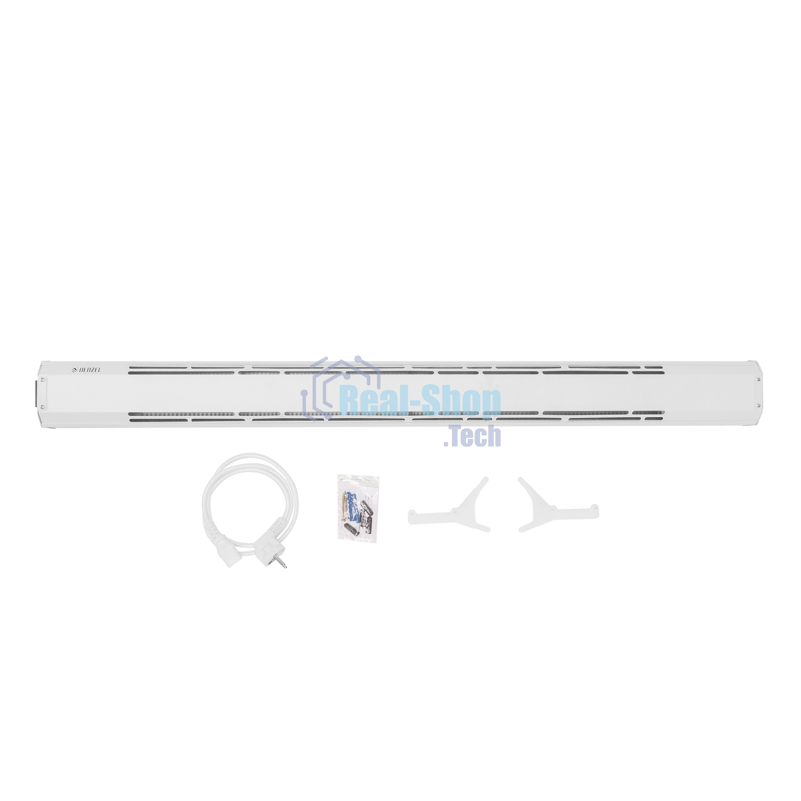 Конвектор плинтусный Denzel ATRIC-45 белый, 450 Вт, 6 м2