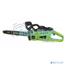 Цепная пила аккумуляторная GreenWorks GD40CS20X, 40V, 40 см, 2000 Вт, бесщеточная, без АКБ и ЗУ (2008807)