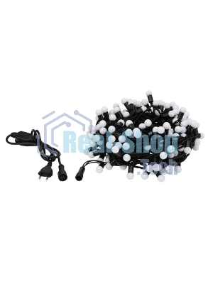 Гирлянда светодиодная Neon-night Шарики 5м, 20 LED, IP20, прозрачный провод, свечение мульти (RG/RB), контроллер 8 режимов, 230В