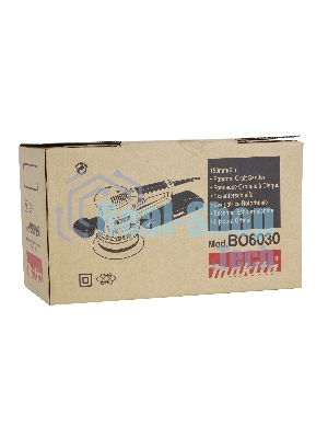 Эксцентриковая шлифовальная машина Makita BO6030 ЭШМ,310Вт,ф150мм,4000-10000об\м,ампл-3мм,2.3кг,кор,п\сборник