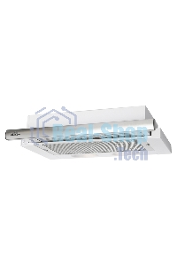 Вытяжка встраиваемая Elikor Интегра 45П-400-В2Л белый/нержавеющая сталь, 45 см, 400 куб. м/ч, 55 дБ