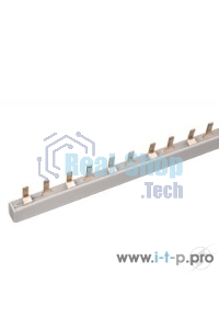 Шина Iek YNS21-1-063-22-12 соединительная типа PIN (12 штырей) 1Р 63А 22 см ИЭК