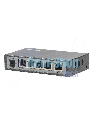 Коммутатор сетевой FE-104POE-S 5 портов 10/100 Мбит/с (IEEE802.3u 100BaseTX) из них 4 c поддержкой PoE (IEEE802.3at) до 15,4Вт на порт (HI POE), Сумма