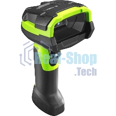 Сканер штрих-кода ручной Zebra DS3608 (DS3608-ER3U4602ZVW) 2D Imager (дальнобойный), проводной, USB, RS-232 (COM порт, Serial), зеленый/черный
