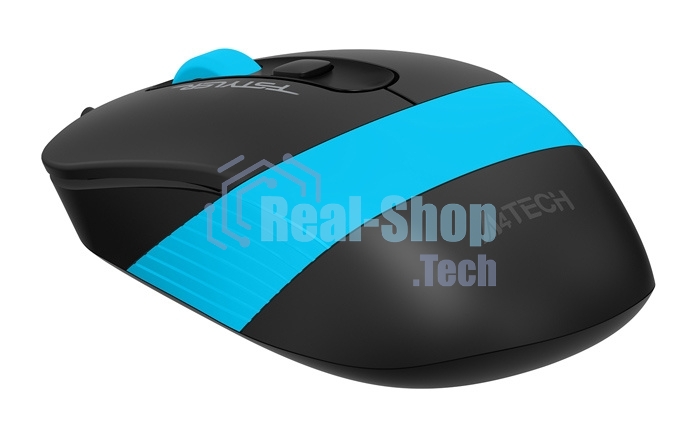 Мышь проводная A4Tech Fstyler FM10 черный/синий, 1600 dpi, USB, кнопки - 4