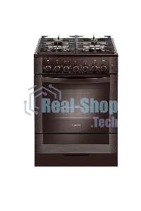 Плита комбинированная Gefest ПГЭ 6502-02 0045 коричневый, конфорок 4 газовых, духовка 55 л, 60 см x 85 см x 60 см