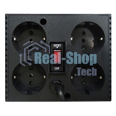 Стабилизатор напряжения Powercom TCA-1200 600Вт 1200ВА черный