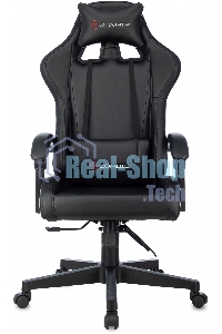 Кресло игровое Бюрократ Zombie GAME TETRA черный/карбон эко.кожа крестов. пластик