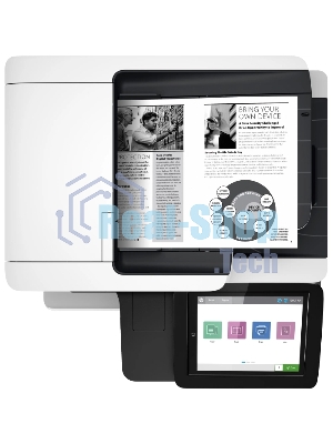МФУ лазерное HP LaserJet Enterprise M528dn (1PV64A #B19), A4, ч/б, печ. до 43 стр/мин., скан. до 43 стр/мин. (ч/б) 38 стр/мин. (цвет), 1200 x 1200 dpi (печать) 600x600dpi (сканер), USB, RJ-45, Air Print, Mopria