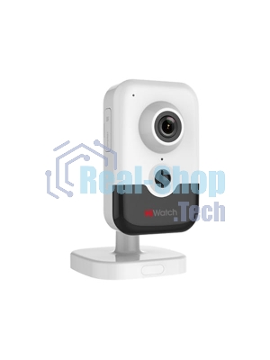 Видеокамера IP Hikvision HiWatch DS-I214(B) 4-4мм цветная корп.:белый/черный
