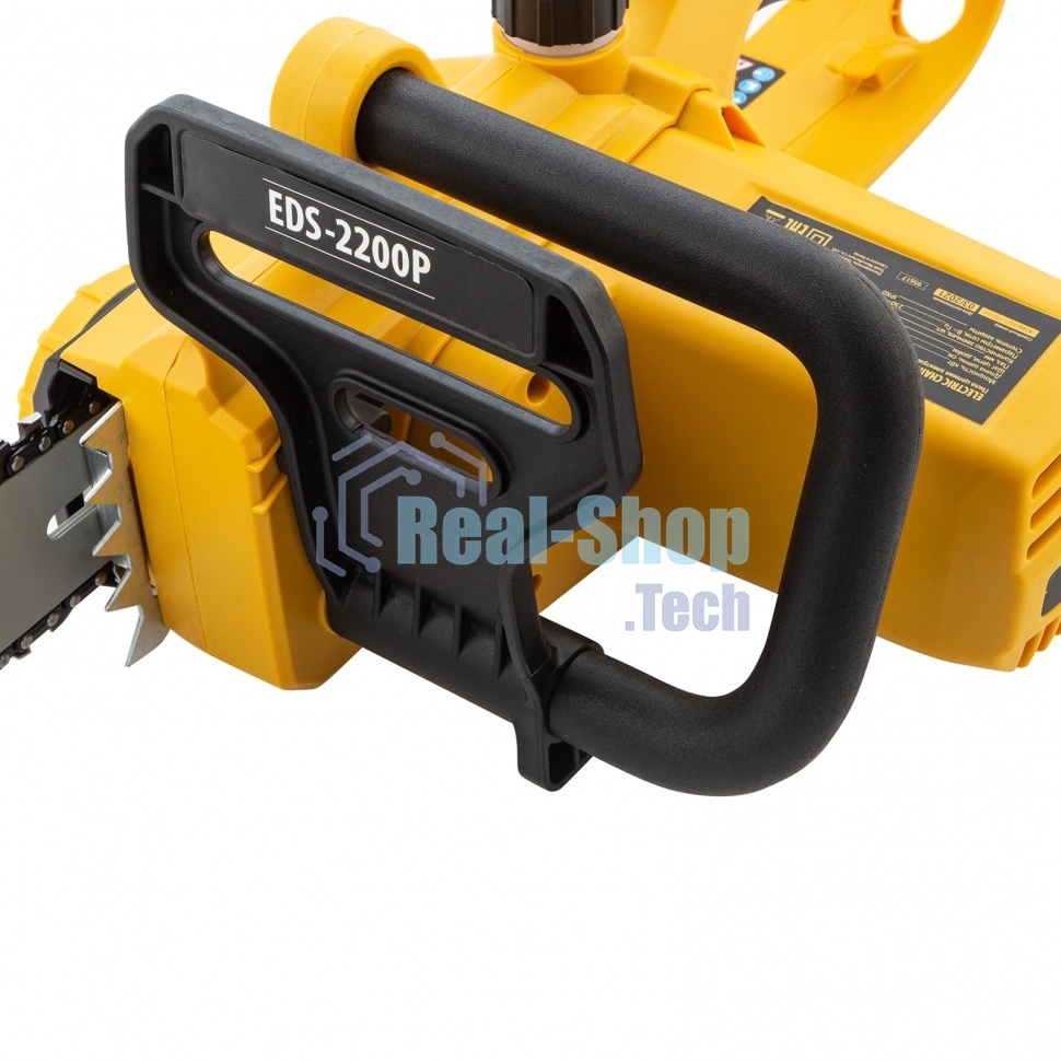 Пила цепная электрическая Denzel EDS-2200P 2,2кВт, поперечная, шина 45см, шаг 3/8, паз 1,3 мм, 63 зв