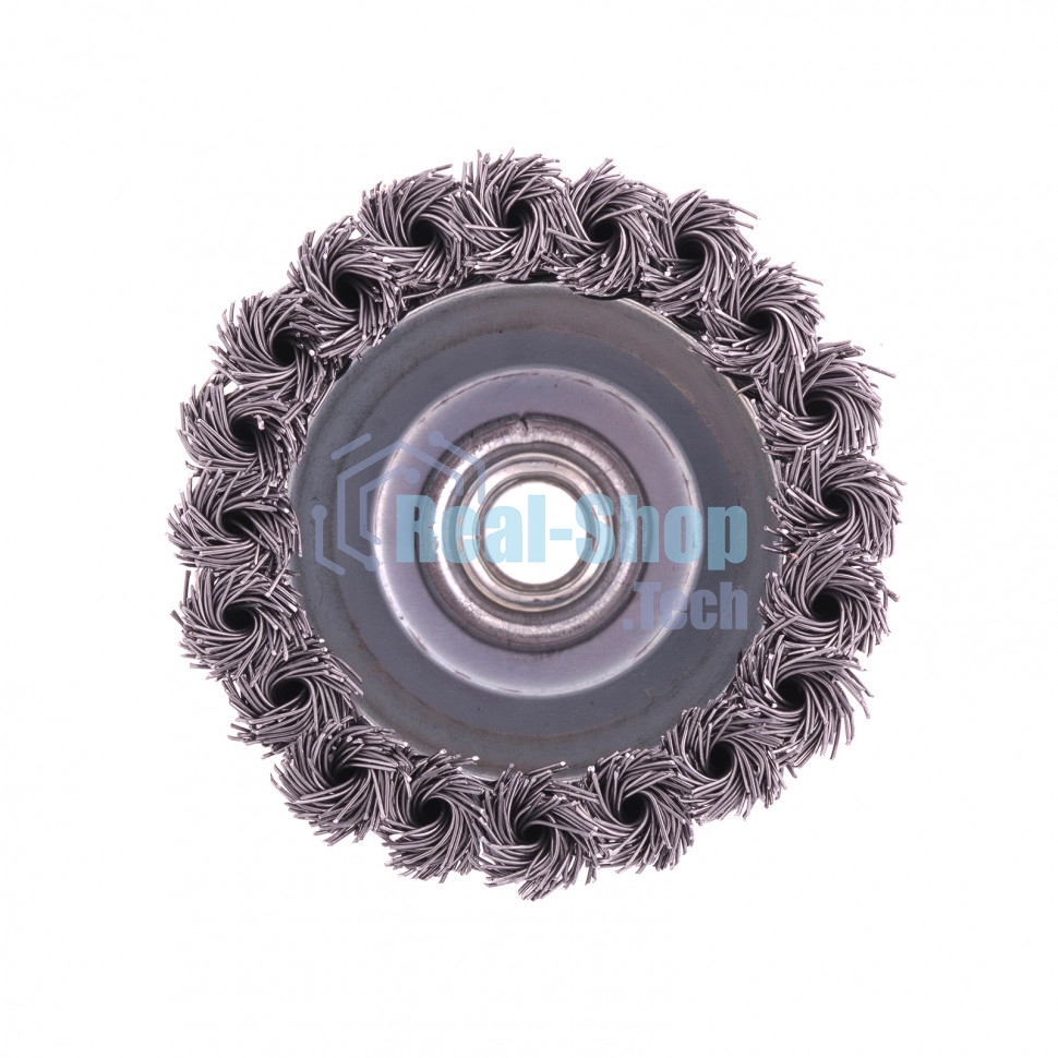 Щетка Matrix для УШМ Heavy Duty, 80 мм, М14, Чашка, крученая проволока 0,5 мм