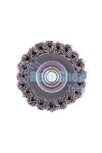 Щетка Matrix для УШМ Heavy Duty, 80 мм, М14, Чашка, крученая проволока 0,5 мм