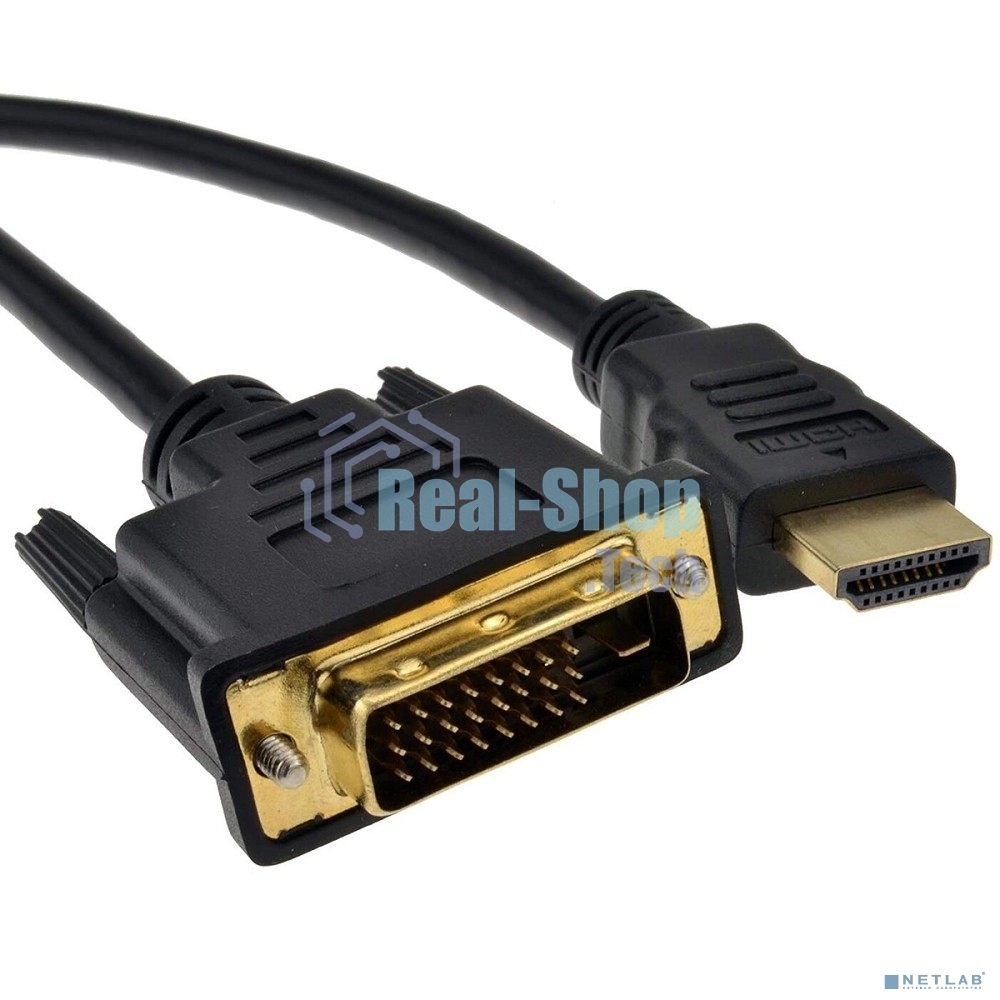 Кабель 5bites APC-080-020 HDMI M/DVI M, 24+1, DUAL LINK, 2M