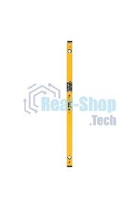 Уровень алюминиевый Denzel, магнит., фрезерованный, 3 глазка (1 зеркал.), 0,5 мм/м, 1200 мм