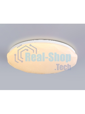 Светодиодный светильник RGB Ambrella light FZ418 WH белый IP20 66W 3000K-6500K+RGB D480*65 (ПДУ ИК)