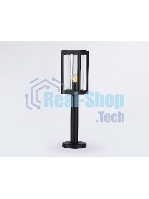 Светильник Ambrella light ST2417 BK/CL черный/прозрачный IP54 E27 max 40W 110*110*500