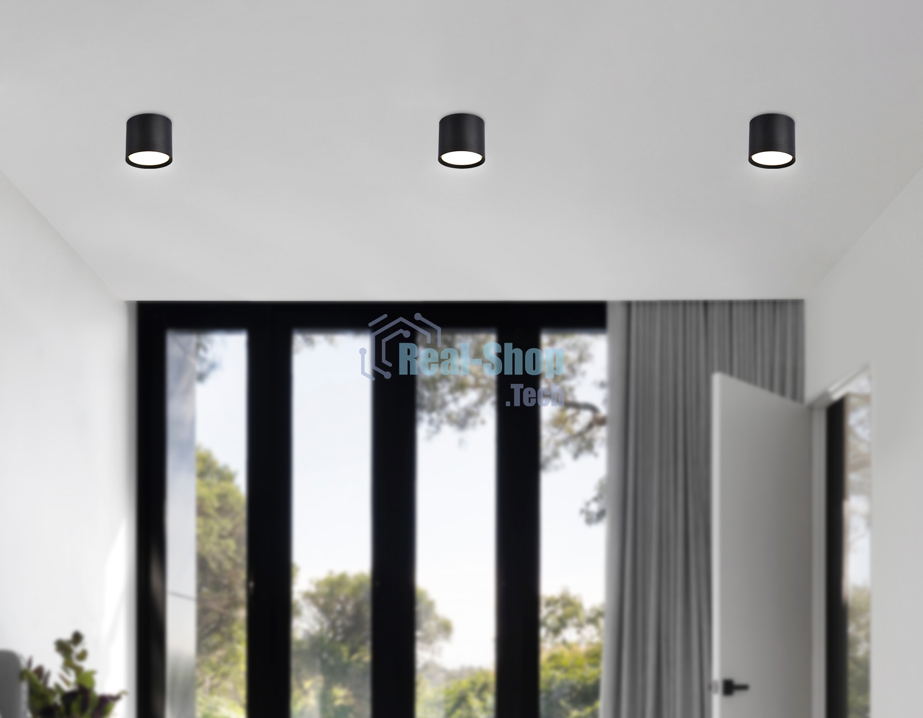 Светильник Ambrella light TN5351 BK черный GX53 D82*70
