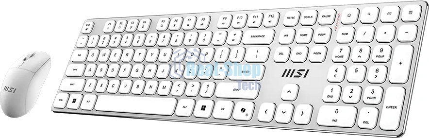 Комплект клавиатура и мышь MSI FORGE K210 W COMBO WHITE RU