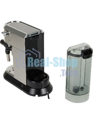 Кофеварка рожковая DeLonghi EC685.M серебристый, исп. кофе - молотый/чалды, 1.1 л, 1350 Вт, 15 бар