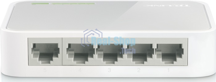 Коммутатор TP-Link SOHO TL-SF1005D Коммутатор 5-port 10/100M mini Desktop Switch, 5 10/100M RJ45 ports, Plastic case