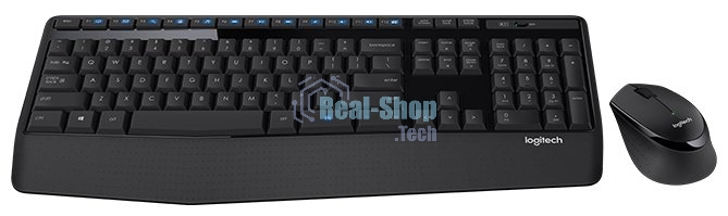 Комплект клавиатура + мышь Logitech MK345 клав:черный мышь:черный USB 2.0 беспроводная Multimedia