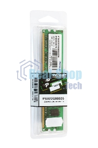 Оперативная память Patriot, DDR2, 2GB (1x2 GB), 800 MHz, CL6, DIMM