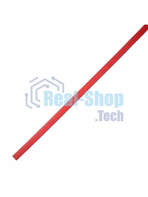 Термоусаживаемая трубка клеевая Rexant 18,0/6,0 мм, красная, упаковка 10 шт. по 1 м