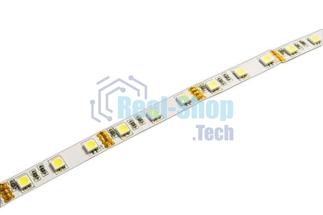 Лента светодиодная JazzWay STN 5050/60 14.4Вт/м IP20 белый теплый (уп.5м)