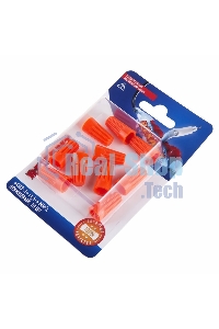 Соединительный изолирующий зажим Rexant СИЗ-3, 1,5-6 мм², оранжевый, 10 шт.