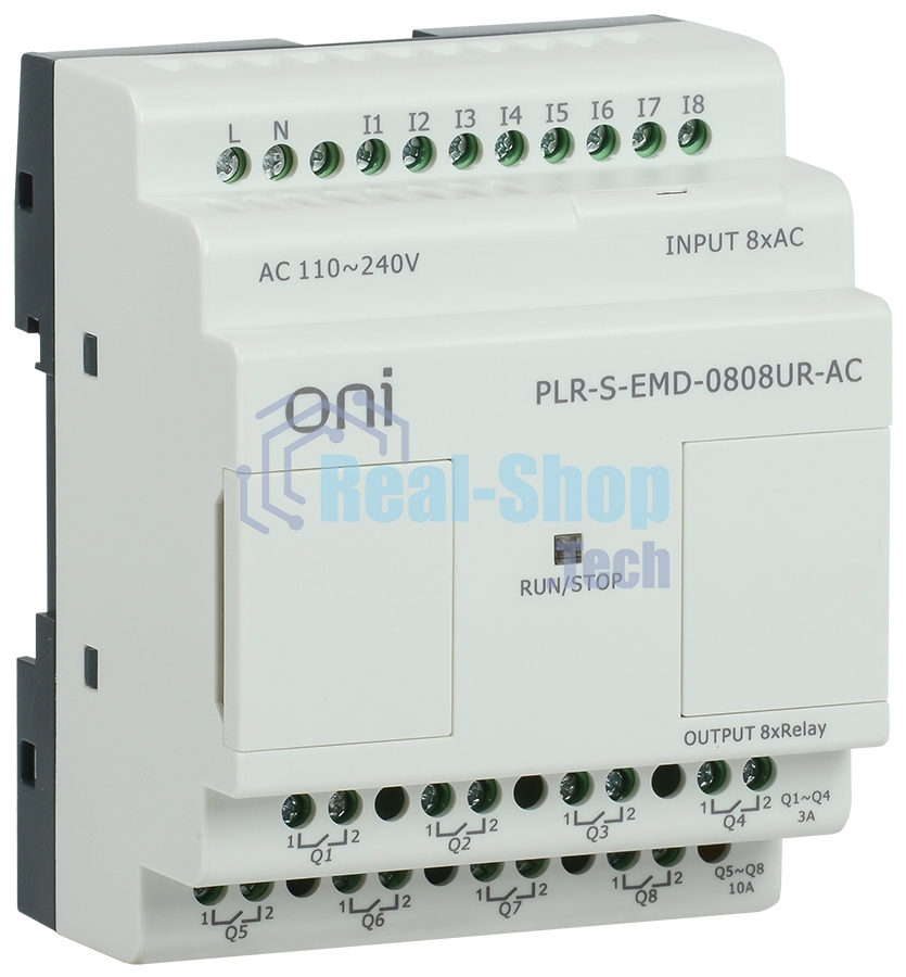Логическое реле IEK PLR-S. Расширение 8DI/8DO (R) 220В AC ONI