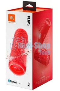 Портативная акустика JBL Flip 6, красный