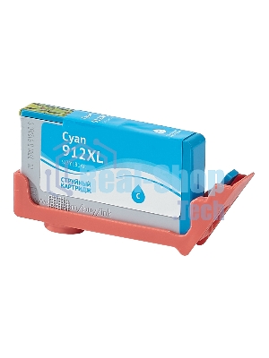 Картридж струйный Sakura 3YL81AE (№912XL Cyan) для HP, голубой, 10,5 мл., 825 к.