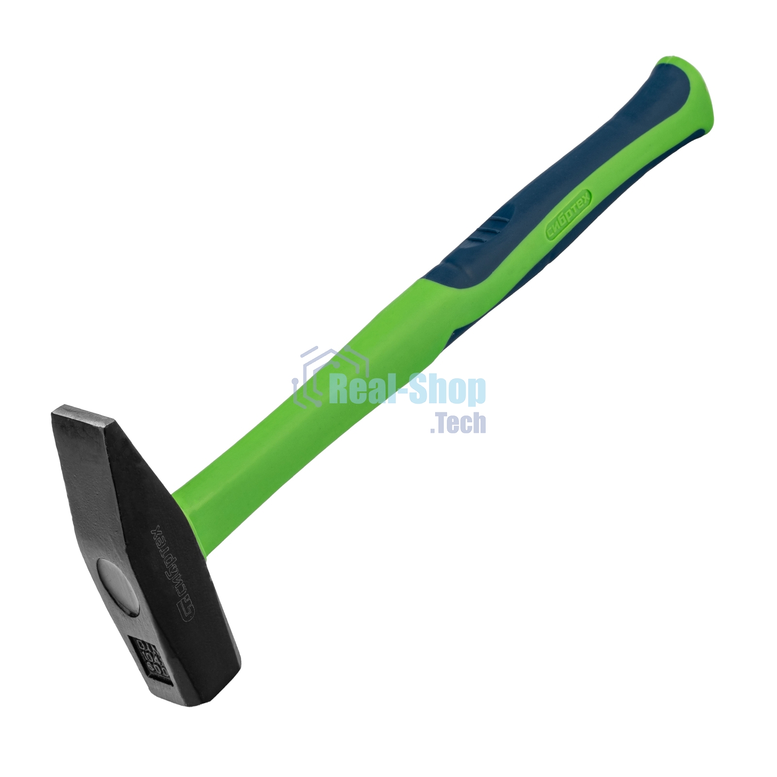 Молоток слесарный Сибртех, 600 г, фибергласовая обрезиненная рукоятка