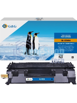Картридж лазерный G&G GG-CE505A UNIVERSAL черный (2300 стр.) для HP LaserJet P2035, P2035n, P2055d, P2055dn, P2055x; LaserJet Pro 400 M401, M401a, M401n, M401d, M401dn, M401dne, M401dw, MFP M425, MFP M425dn, MFP M425dw