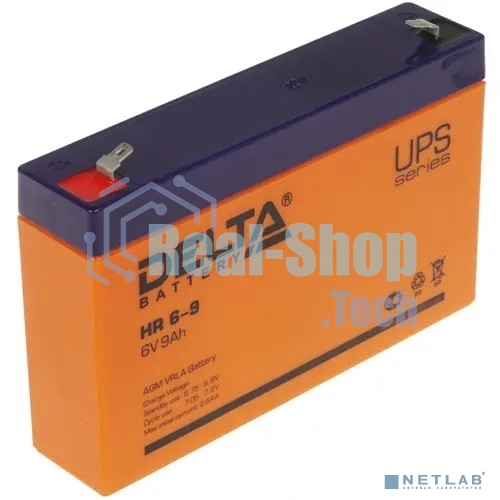 Батарея для ИБП Delta HR 6-9 (634W) (6V, 9Ah)