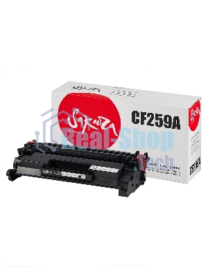 Картридж лазерный Sakura CF259A (59A) для HP LJ M304/M404/MFPM428, черный, 3000 к. (без чипа)