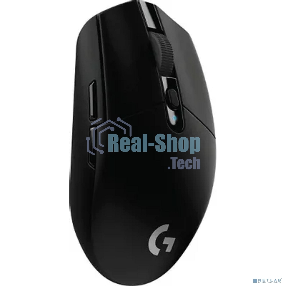 Мышь беспроводная Logitech G304 Lightspeed черный, 12000 dpi, радиоканал, USB, кнопки - 6