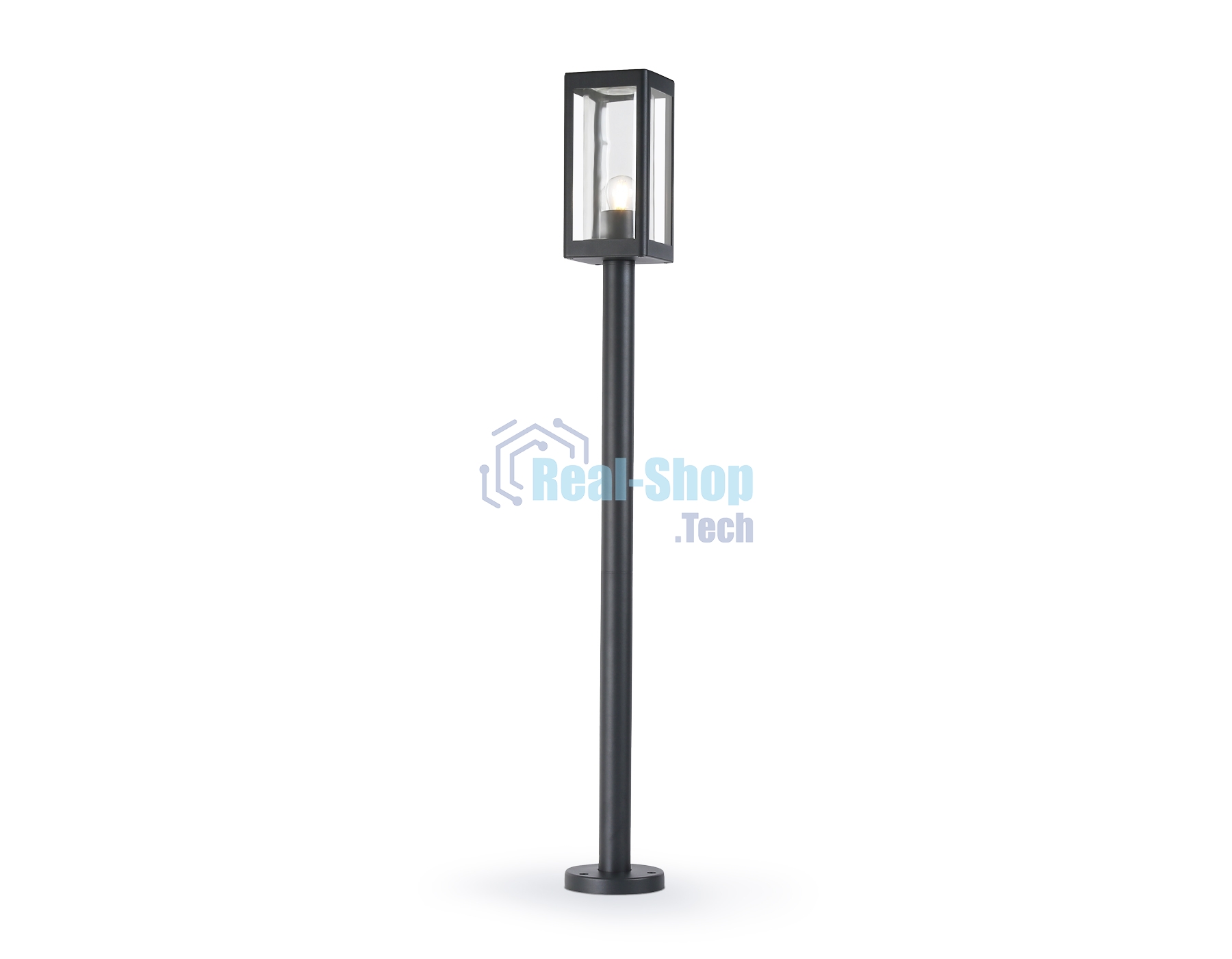 Светильник Ambrella light ST2422 GR/CL серый/прозрачный IP54 E27 max 40W 110*110*1000