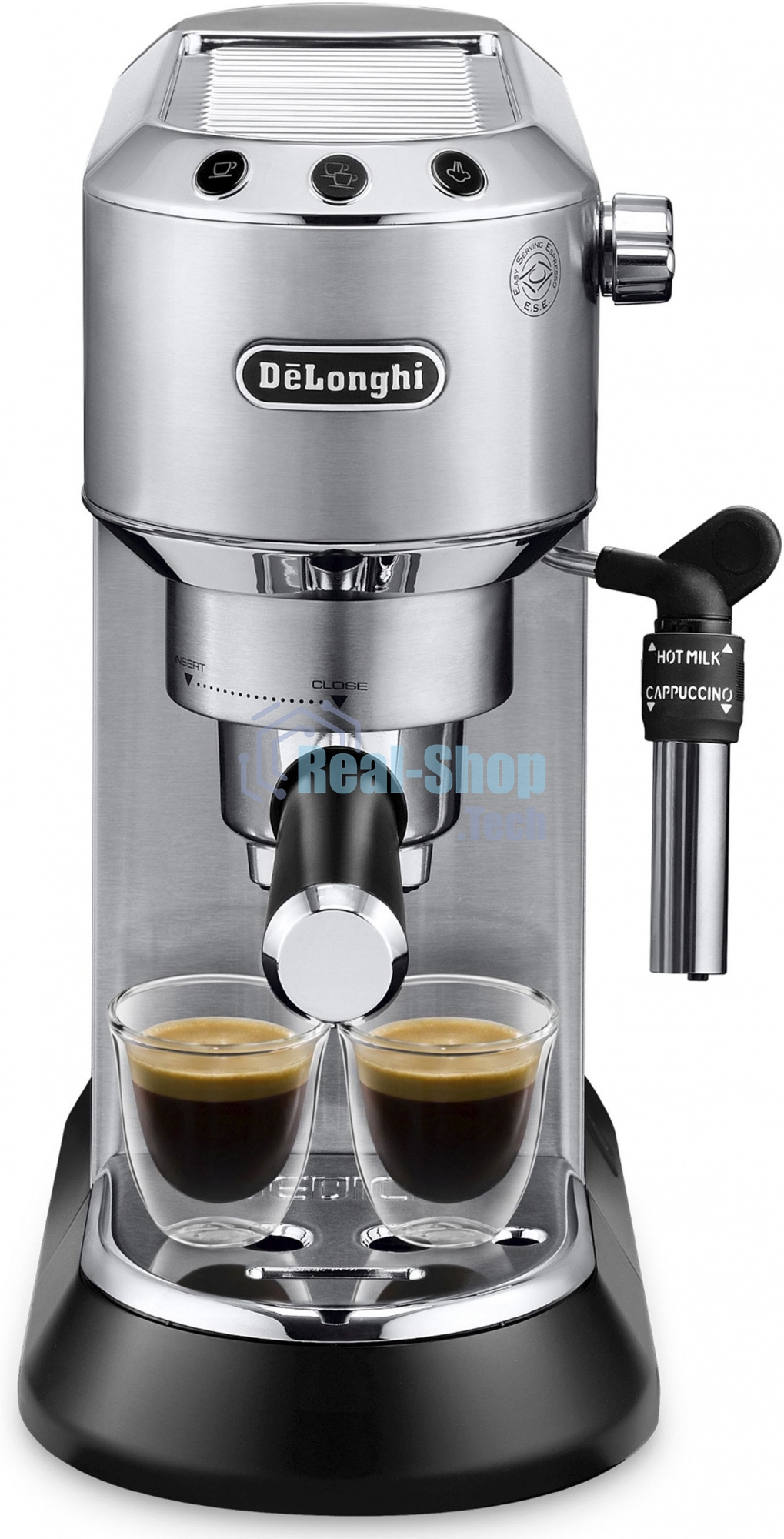 Кофеварка рожковая DeLonghi EC685.M серебристый, исп. кофе - молотый/чалды, 1.1 л, 1350 Вт, 15 бар