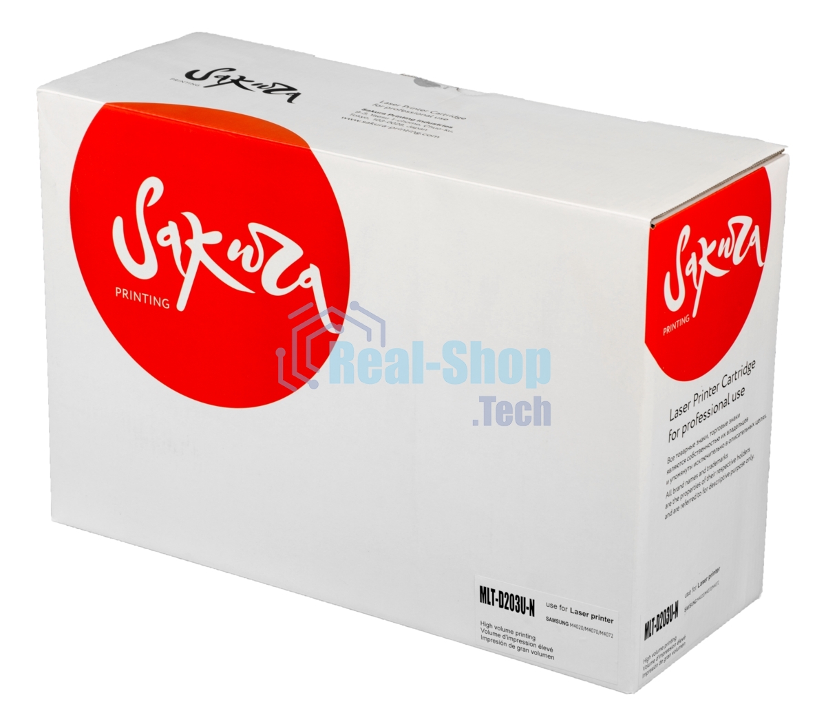 Картридж Sakura MLTD203U-N для Samsung ,ProXpress SL-M4020, M4070/4072 черный, 15 000 к. (обновленный чип)