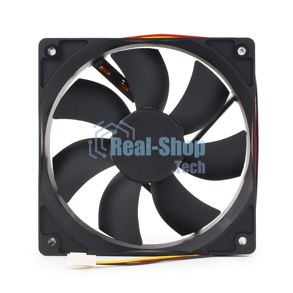 Вентилятор для корпуса Gembird FANCASE3 черный, 120 мм, 2000 об/мин, 38 дБ, 3 pin