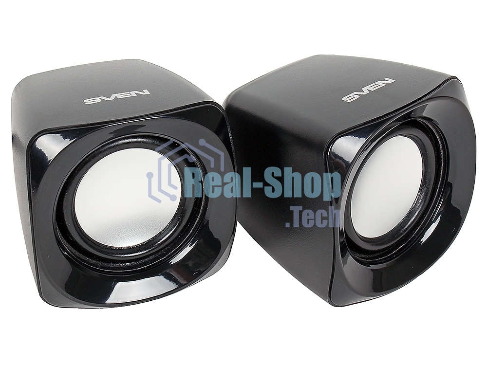 Акустическая система Sven 120 2.0 черный 5Вт