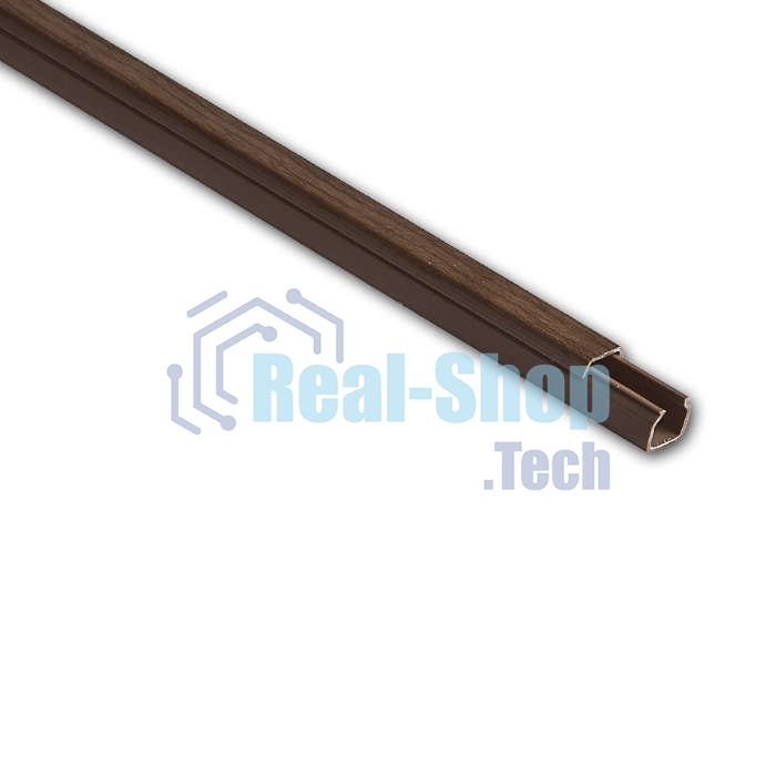 Кабель-канал 12х12 L2000 пластик дуб (темн. основа) Рувинил РКК-12х12-08М